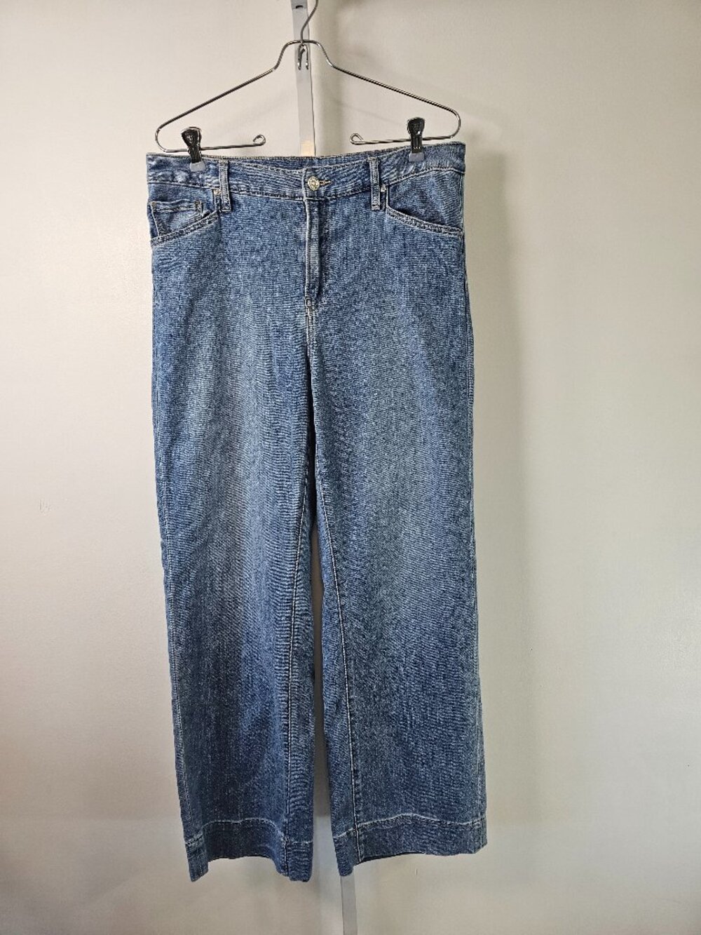 Chico's Trouser Jeans Blue Flared 1.5 (10R)
